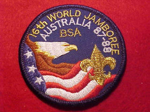 1987 WJ POCKET PATCHES, BSA CONTIGENT, QTY. 10