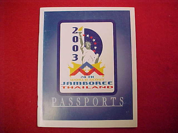 2003 WJ BOOKLET, BSA RELIGIOUS PASSPORTS