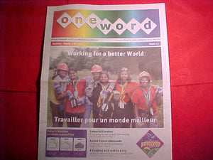 2007 WJ NEWSPAPER, ONEWORD, AUGUST 7, 2007