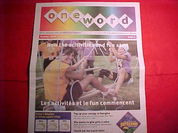 2007 WJ NEWSPAPER, ONEWORD, JULY 31, 2007