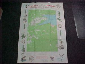 1967 WJ TOPO MAP, US DEPT. OF INTERIOR, 24 X 33"