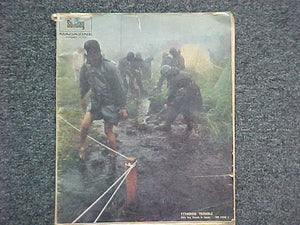 1971 WJ MAGAZINE, "SUNDAY", 11/14/71, COVER PHOTO & ARTICLE ABOUT OHIO BOY SCOUT AT THE JAMBOREE DURING THE TYPHOON