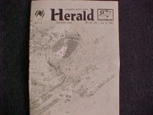 1987-1988 WJ HERALD NEWSPAPERS, SOUVENIR SET OF ISSUE #'S 1-9