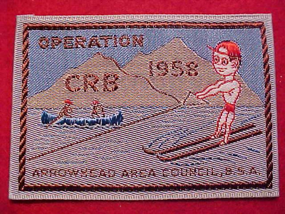 ARROWHEAD C., 1958 OPERATION CRB, WOVEN