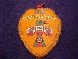 COLUMBIA PACIFIC C. SCOUTAPADES, 1972, NOR' WEST HERITAGE, WOVEN