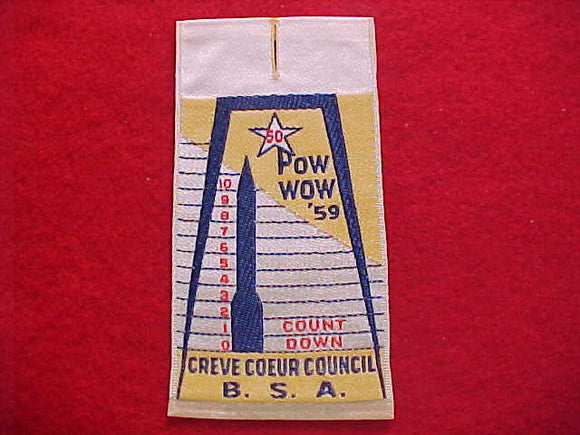 CREVE COEUR C. POW WOW, 1959, WOVEN