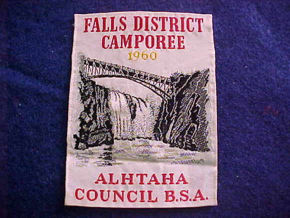 ALHTAHA C., FALLS DISTRICT CAMPOREE, 1960, WOVEN