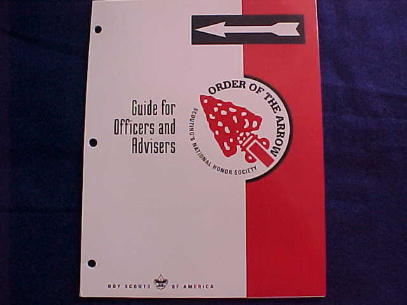 OA BOOKLET, 2002, OA GUIDE FOR OFFICERS AND ADVISERS