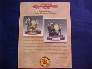 OA ORDER FORM, 1999, ARROWMAN ACCENTS, FIRST EDITION "THE HIGHER VISION" SCULPTURES