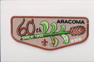 481 Aracoma s? 60th anniversary, brown "60"