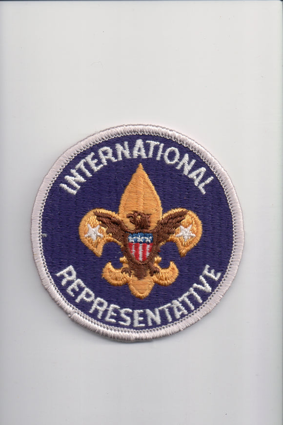 International Representative, cloth back, 1989-present