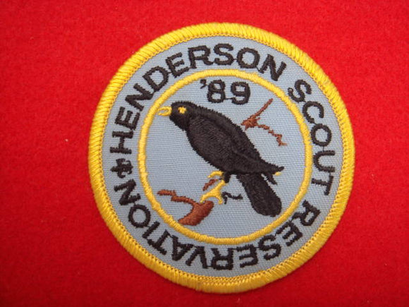 Henderson Scout Reservation 1989