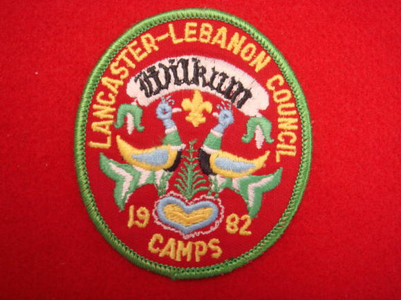 Lancaster-Lebanon Council Camps 1982