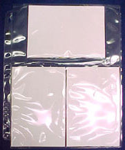 3 Pocket Polypropylene Pages, Box of 100