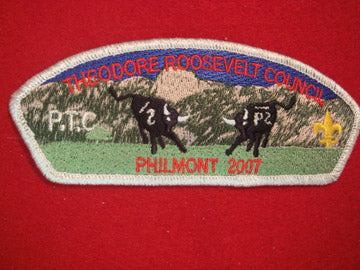 Theodore Roosevelt C (NY) sa43, Philmont 2007, P.T.C., Smy Bdr., 150 made