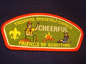 Theodore Roosevelt C (NY) sa55, "Cheerful", Red Bdr.