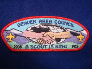 Denver AC sa18, 2008, kind misspelled king
