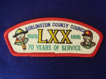 Burlington County C s9, 70 years, 1925-1995